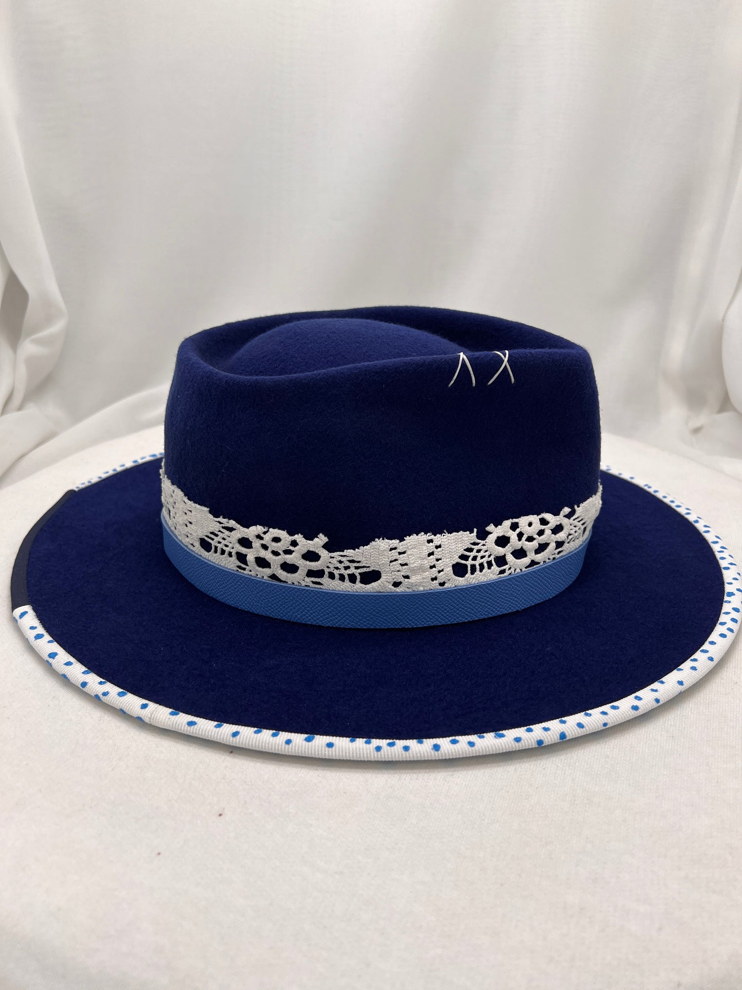 Chapeau "Fleur Bleue" Mixte