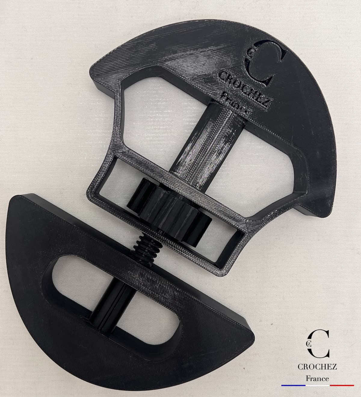 Ovale a vis chapeau crochez elargisseur hat extender outils chapelier vue de biai