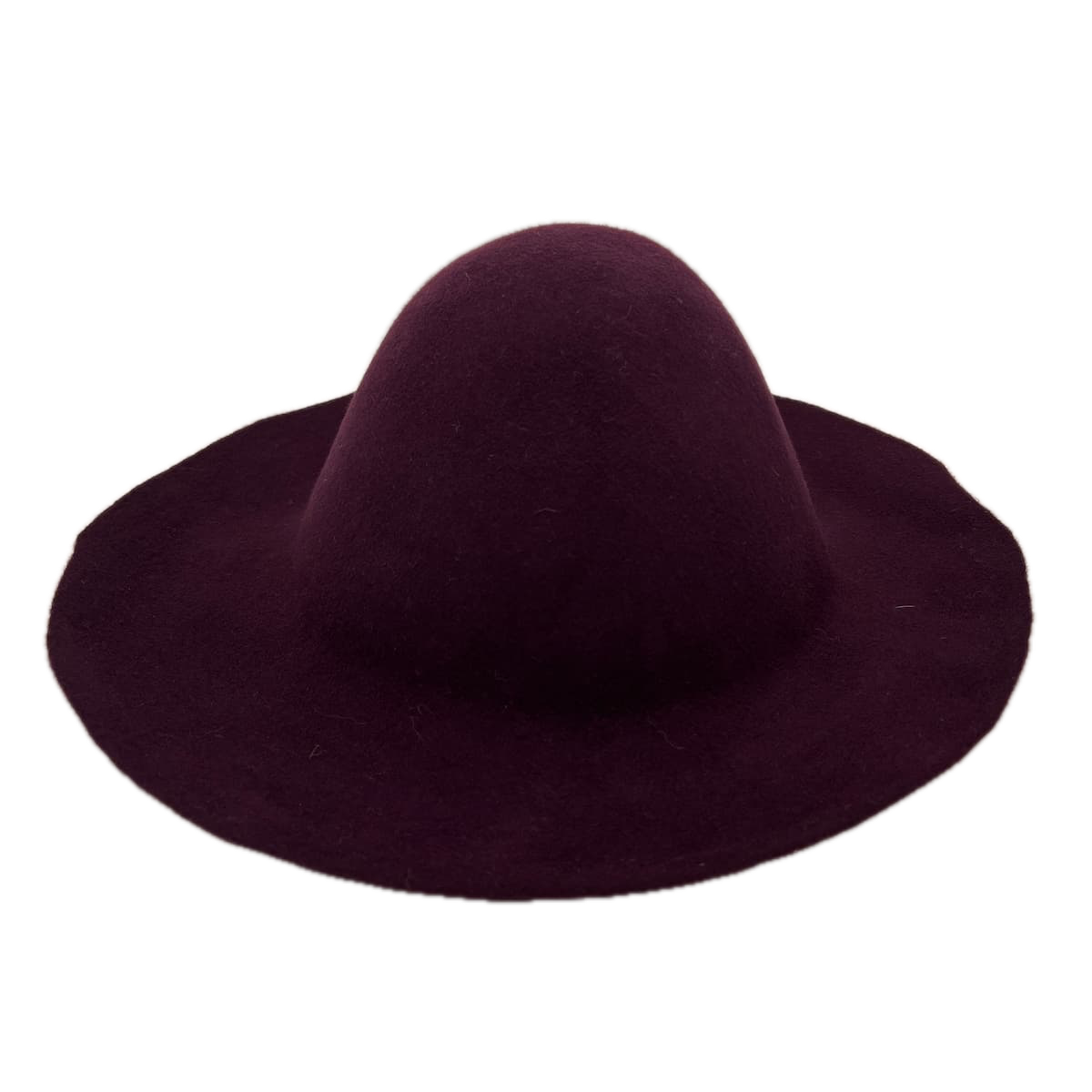 aubergine capeline feutre de laine kit diy chapeau chapelier chapellerie crochez