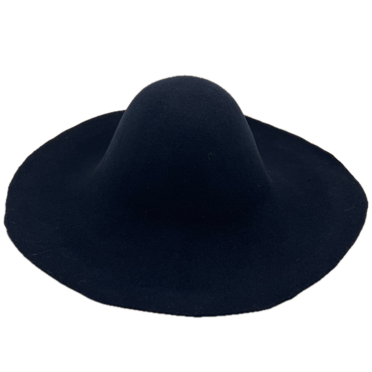 bleu marine capeline feutre de laine kit diy chapeau chapelier chapellerie crochez