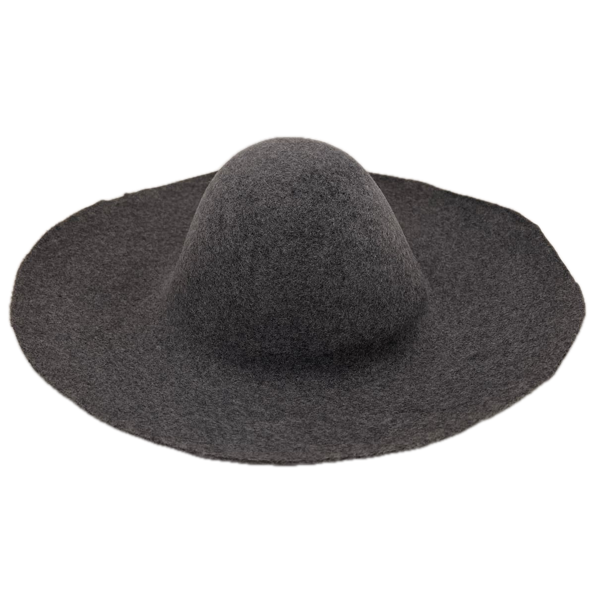 gris chine capeline feutre de laine kit diy chapeau chapelier chapellerie crochez