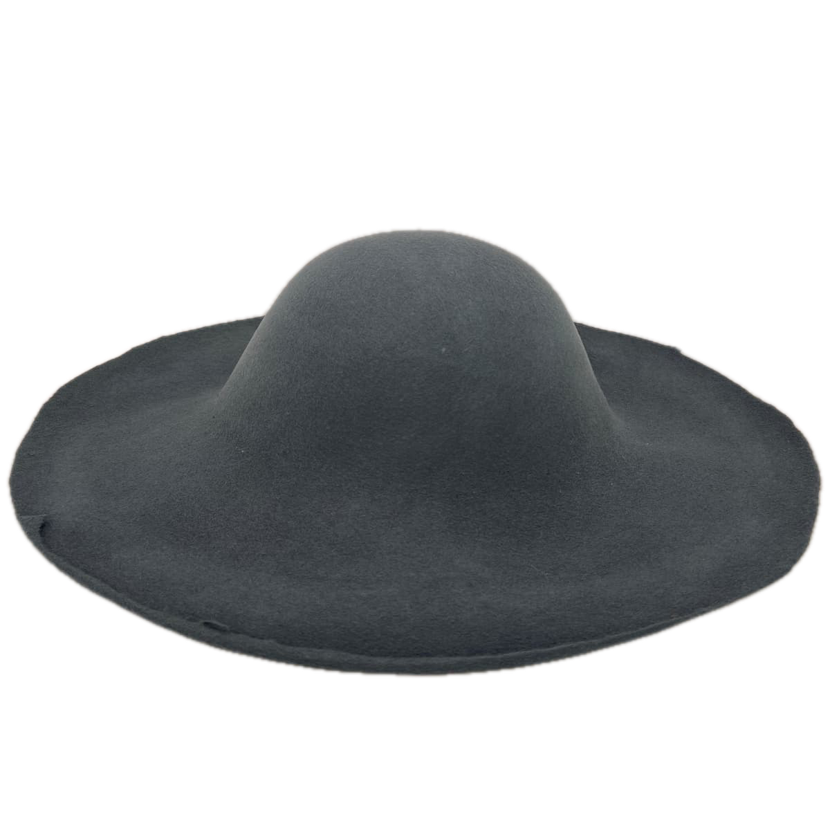 gris moyen capeline feutre de laine kit diy chapeau chapelier chapellerie crochez