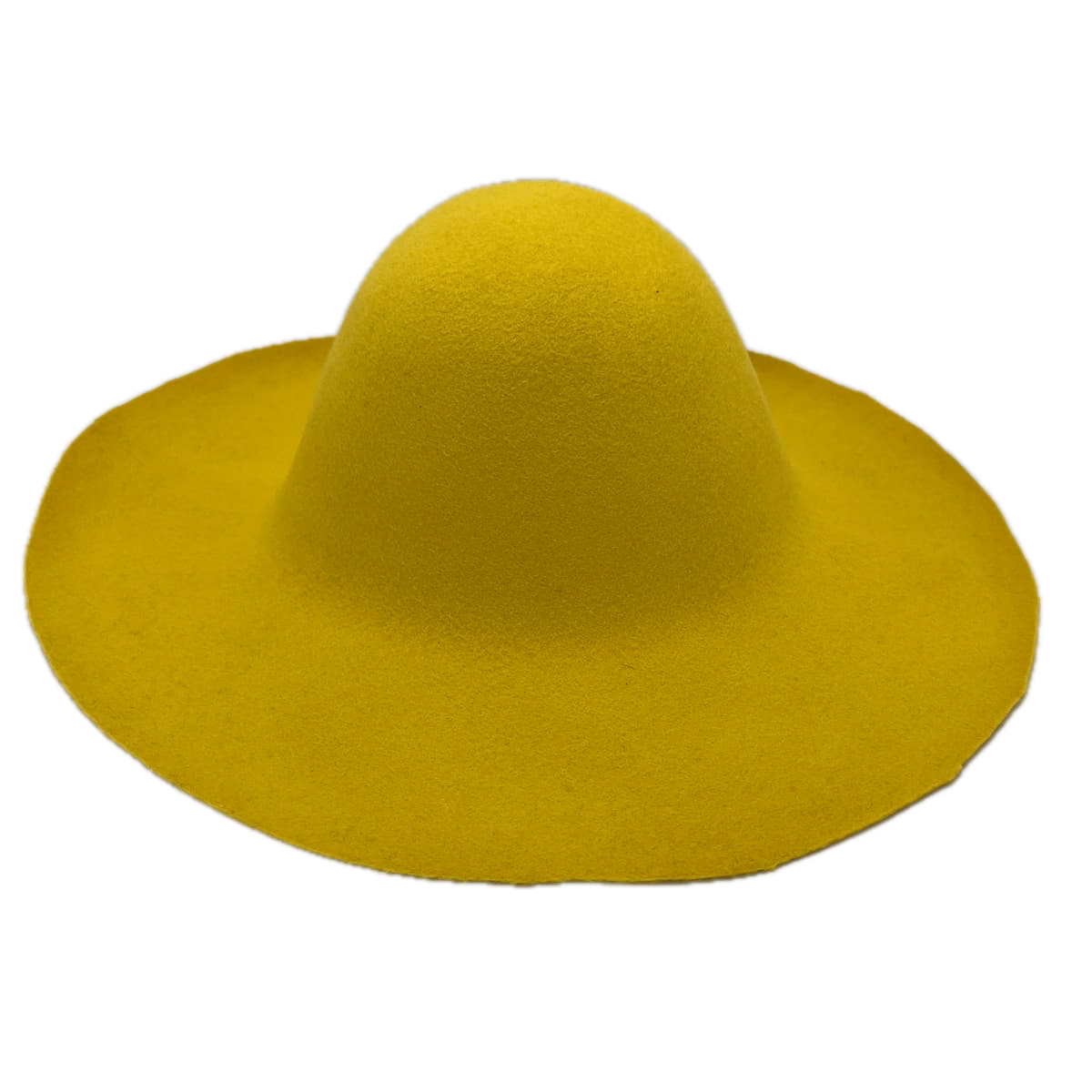jaune chartre capeline feutre de laine kit diy chapeau chapelier chapellerie crochez