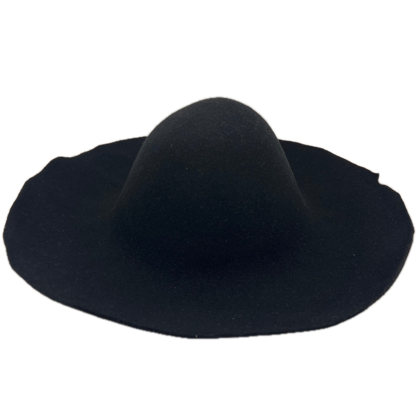 noir capeline feutre de laine kit diy chapeau chapelier chapellerie crochez