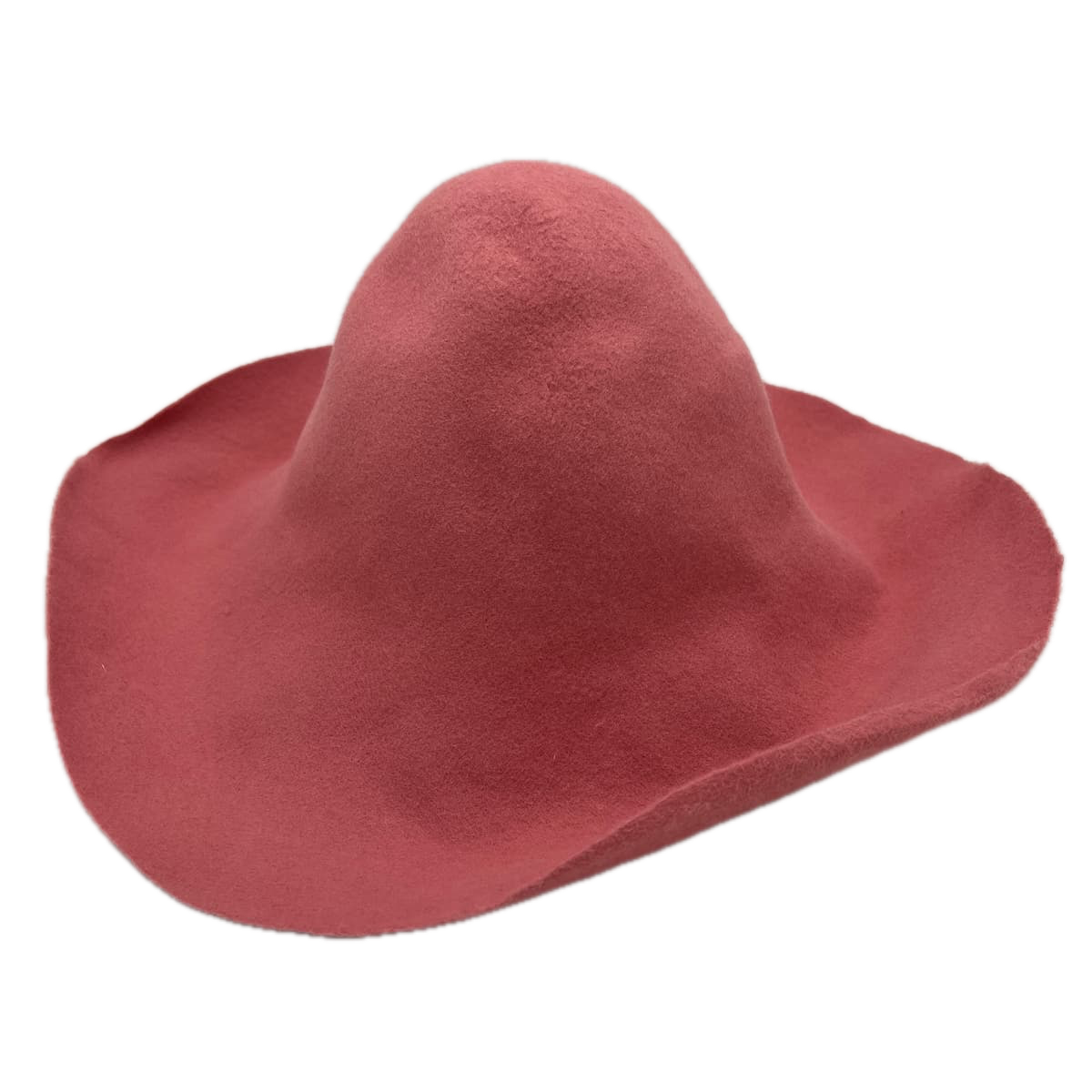 rose incarnadin capeline feutre de laine kit diy chapeau chapelier chapellerie crochez