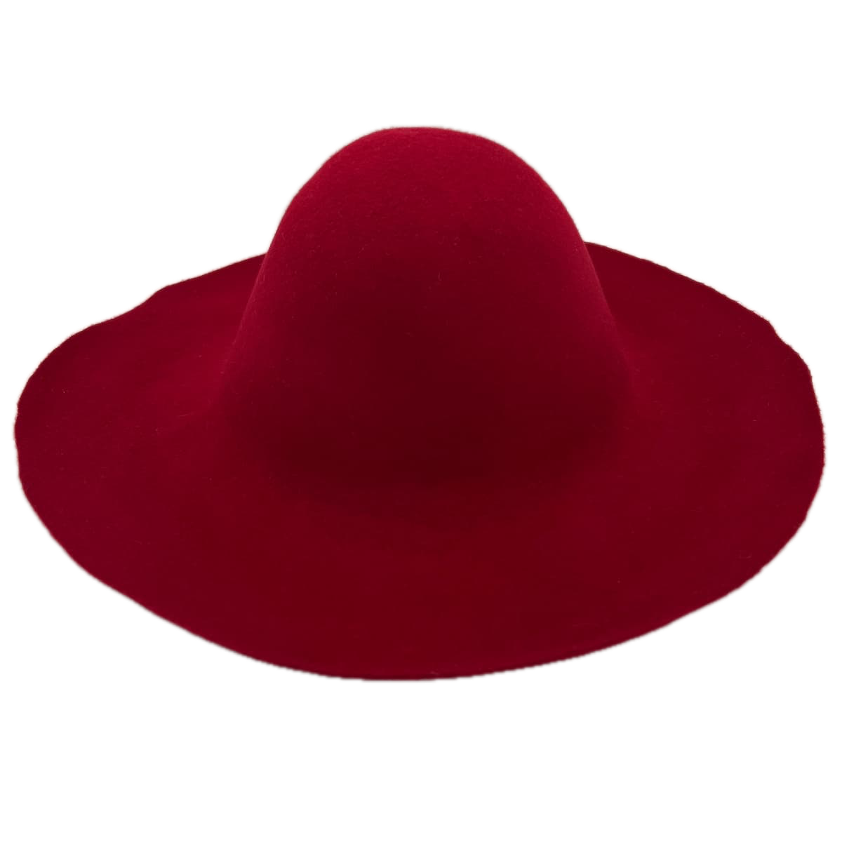 rouge carmin capeline feutre de laine kit diy chapeau chapelier chapellerie crochez
