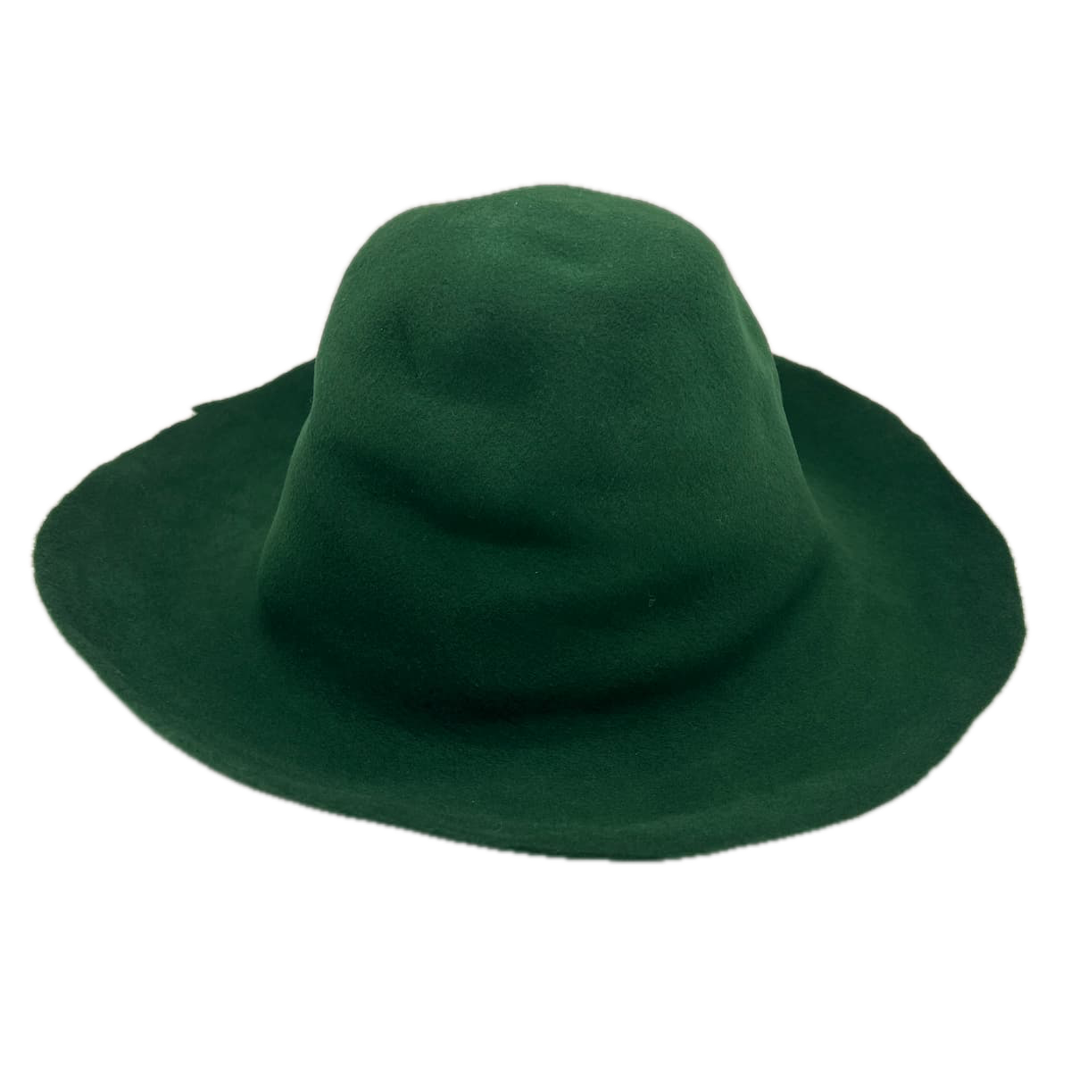 vert empire capeline feutre de laine kit diy chapeau chapelier chapellerie crochez
