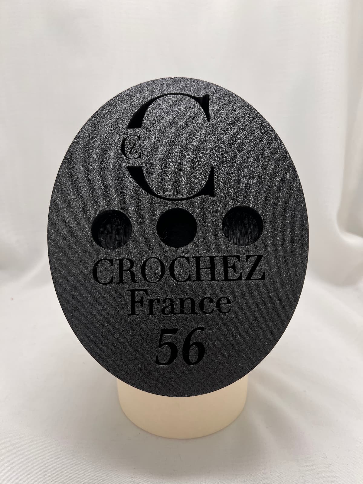 forme à chapeau pour kit DIY, kit de création de chapeau à faire soit même, vue de dessous