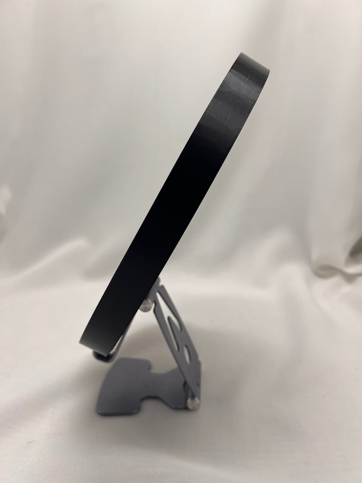 formillon, forme à chapeau, hatblock, outil de chapelier, crochez, vue de coté