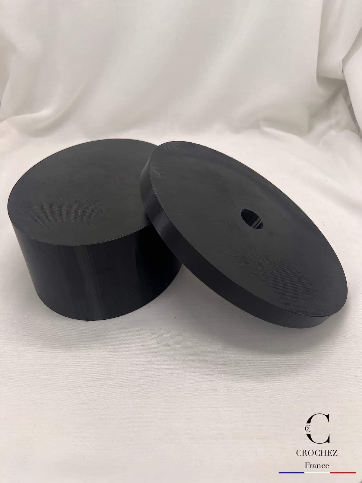 lot de forme à chapeau melon + formillon, outils de chapelier, kit chapellerie, crochez, vue dessous