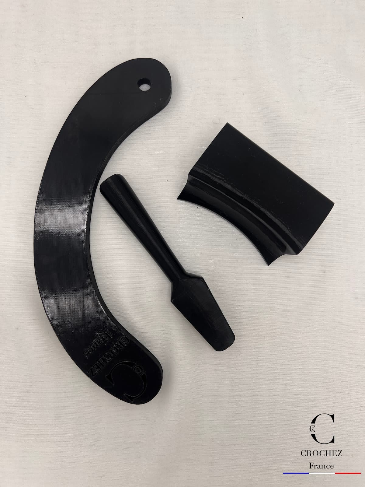 lot outils chapelier crochez vue du dessus