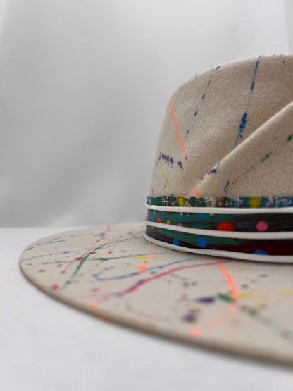 Chapeau "Pollock" mixte