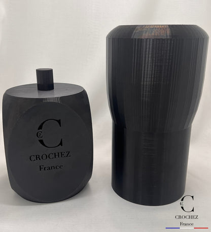 Lot Chapelier – forme à chapeau Gigolo + Quille – Imprimé 3D PETG, outil chapellerie chapelier vue général