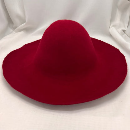 kit DIY chapeau crochez, kit complet chapelier, forme à chapeau, formation chapeau, feutre rouge carmin