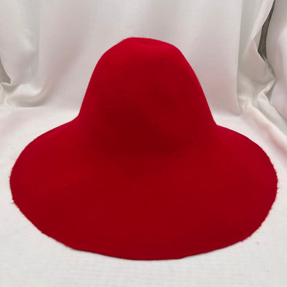kit DIY chapeau crochez, kit complet chapelier, forme à chapeau, formation chapeau, feutre rouge cerise