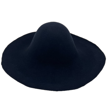 bleu marine capeline feutre de laine kit diy chapeau chapelier chapellerie crochez