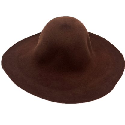 chocolat capeline feutre de laine kit diy chapeau chapelier chapellerie crochez