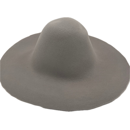 gris perle capeline feutre de laine kit diy chapeau chapelier chapellerie crochez