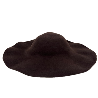 marron 150 capeline feutre de laine kit diy chapeau chapelier chapellerie crochez