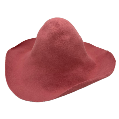 rose incarnadin capeline feutre de laine kit diy chapeau chapelier chapellerie crochez