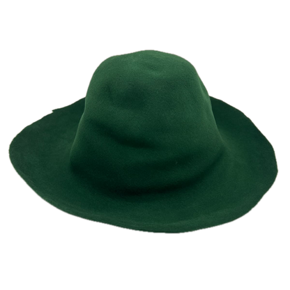 vert empire capeline feutre de laine kit diy chapeau chapelier chapellerie crochez