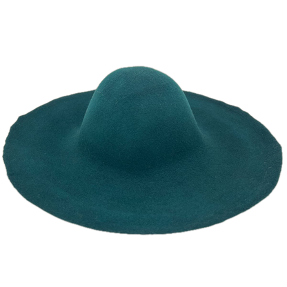 vert foret capeline feutre de laine kit diy chapeau chapelier chapellerie crochez