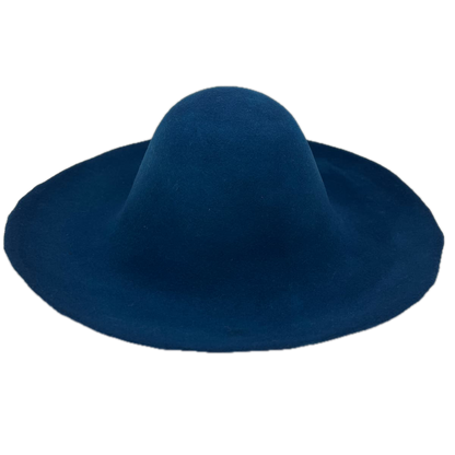 bleu canard capeline feutre de laine kit diy chapeau chapelier chapellerie crochez