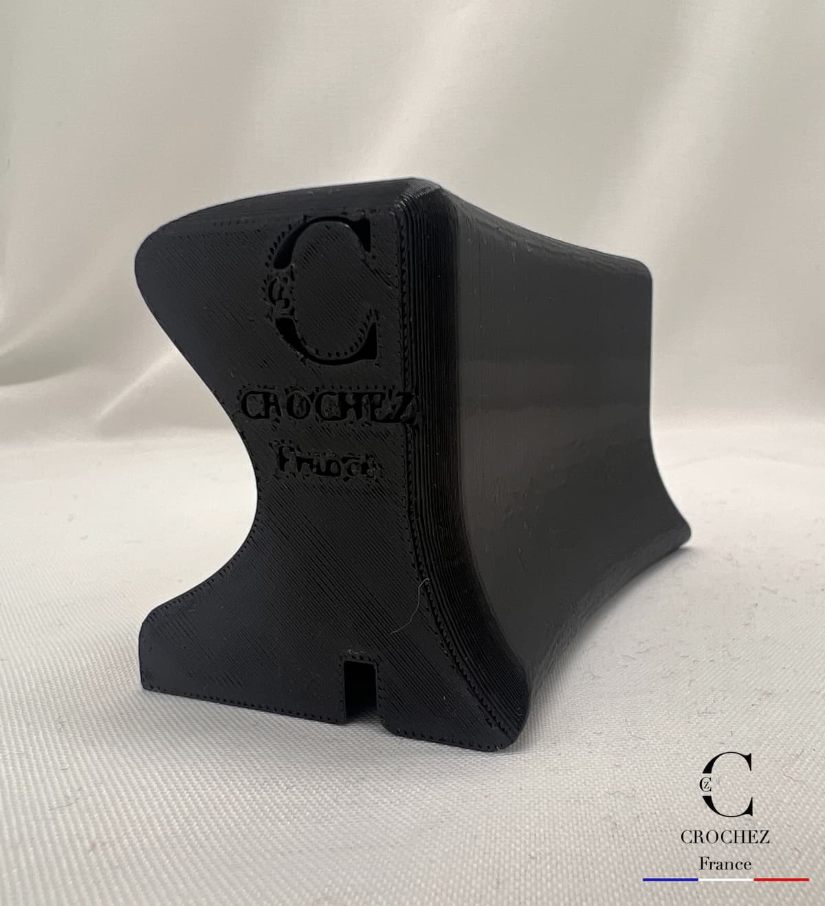 courbeur bord droit chapeau crochez brim curler outil chapelier vue de biai