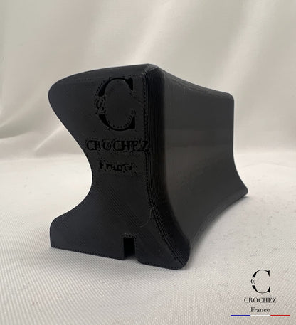 courbeur bord droit chapeau crochez brim curler outil chapelier vue de biai