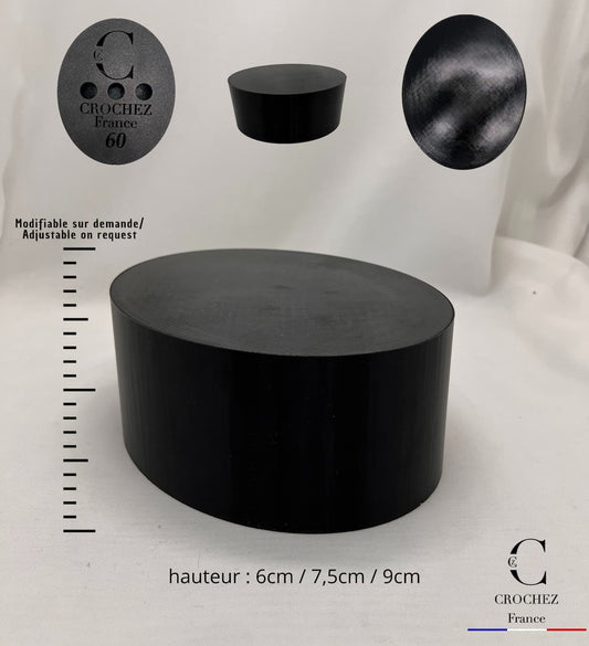 forme à chapeau canotier, outil de chapelier, crochez, vue générale