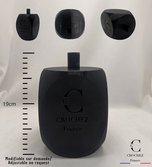 Gigolo – Support / Pied pour formes à chapeaux, vue général, outil de chapelier