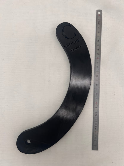 extracteur vers le bas, tire bas, puller downer, outil de chapelier, vue taille
